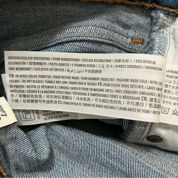 NWT Abercrombie & Fitch The Ankle Straight Ultra High Rise Curve Love Jeans 29 8